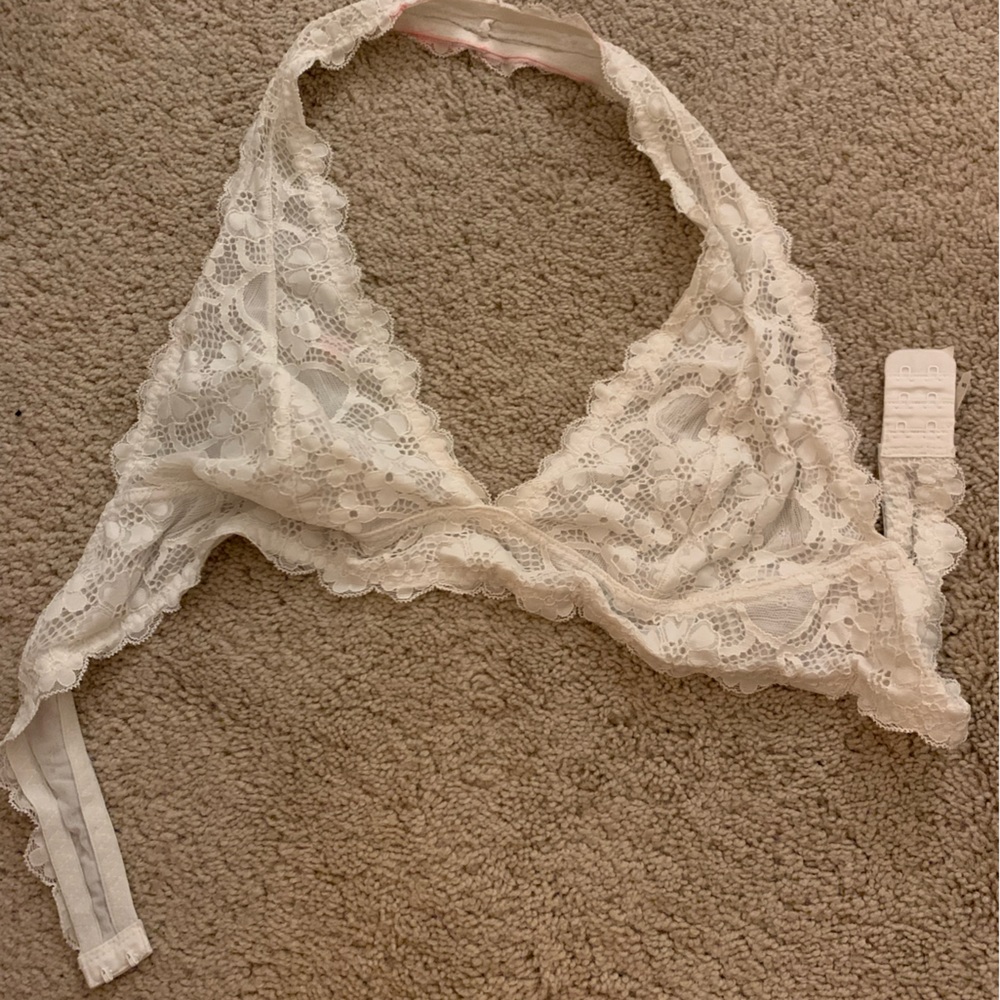 White free people bralette